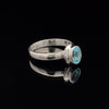 Sterling Silver Swiss Topaz Ring Size 7