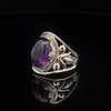 Sterling Silver Amethyst Ring Size 7