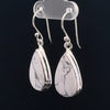 Sterling Silver Howlite Earrings