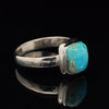Sterling Silver Kingman Turquoise Ring Size 11
