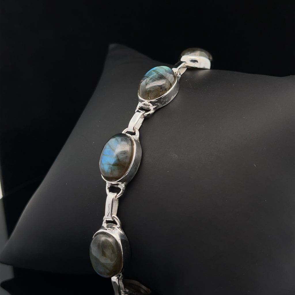 Sterling Silver Labradorite Bracelet