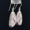 Sterling Silver Howlite Earrings