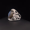 Sterling Silver Labradorite Ring Size 7