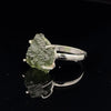 Sterling Silver Moldavite Ring Size 7
