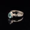 Sterling Silver Swiss Topaz Ring Size 9
