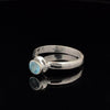 Sterling Silver Swiss Topaz Ring Size 8