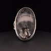 Sterling Silver Tourmalated Quartz Ring Size 7