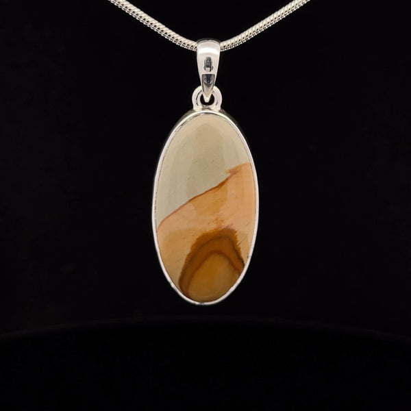 Sterling Silver Wildhorse Picture Jasper Pendant