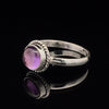 Sterling Silver Amethyst Ring Size 11