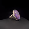 Sterling Silver Copper Purple Turquoise Ring Size 7