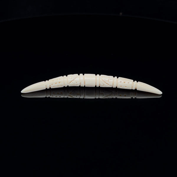 4g (5mm) Fossilized Carved Mammoth Ivory Septum Tusk