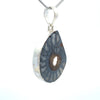 Sterling Silver Fossilized Ammonite Pendant