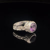 Sterling Silver Amethyst Ring Size 7