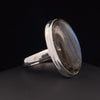 Sterling Silver Labradorite Ring Size 9