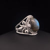 Sterling Silver Labradorite Ring Size 7