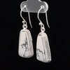 Sterling Silver Howlite Earrings