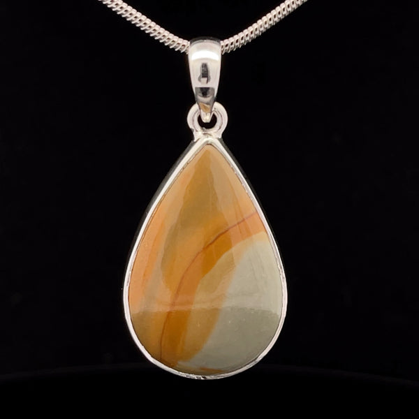 Sterling Silver Wildhorse Picture Jasper Pendant
