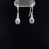 Sterling Silver Tanzanite Earrings