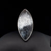 Sterling Silver Large Dendritic Opal Ring Size 9