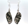 Sterling Silver Moss Agate Earrings