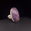 Sterling Silver Copper Purple Turquoise Ring Size 7