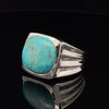 Sterling Silver Kingman Turquoise Ring Size 11
