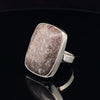 Sterling Silver Fossil Dinosaur Bone Ring Adjustable