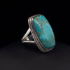 Sterling Silver Kingman Turquoise Ring Size 7