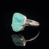 Sterling Silver Raw Turquoise Ring Size 7