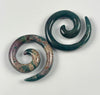 2g (6.5mm) Bloodstone Spirals