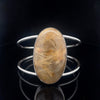 Sterling Silver Rutilated Quartz Cuff Bracelet