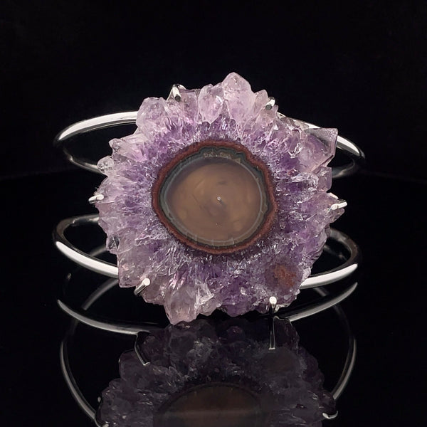 Sterling Silver Stalactite Cuff Bracelet