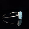 Sterling Silver Larimar Cuff Bracelet