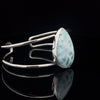 Sterling Silver Larimar Cuff Bracelet