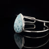 Sterling Silver Larimar Cuff Bracelet