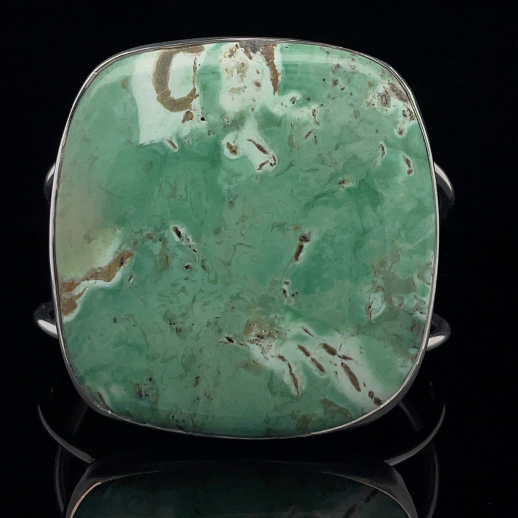 Sterling Silver Variscite Cuff Bracelet