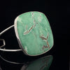 Sterling Silver Large Variscite Cuff Bracelet