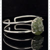 Sterling Silver Moldavite Bracelet