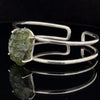 Sterling Silver Moldavite Bracelet