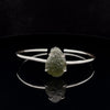 Sterling Silver Moldavite Cuff Bracelet