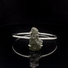 Sterling Silver Moldavite Cuff Bracelet