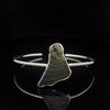 Sterling Silver Moldavite Cuff Bracelet