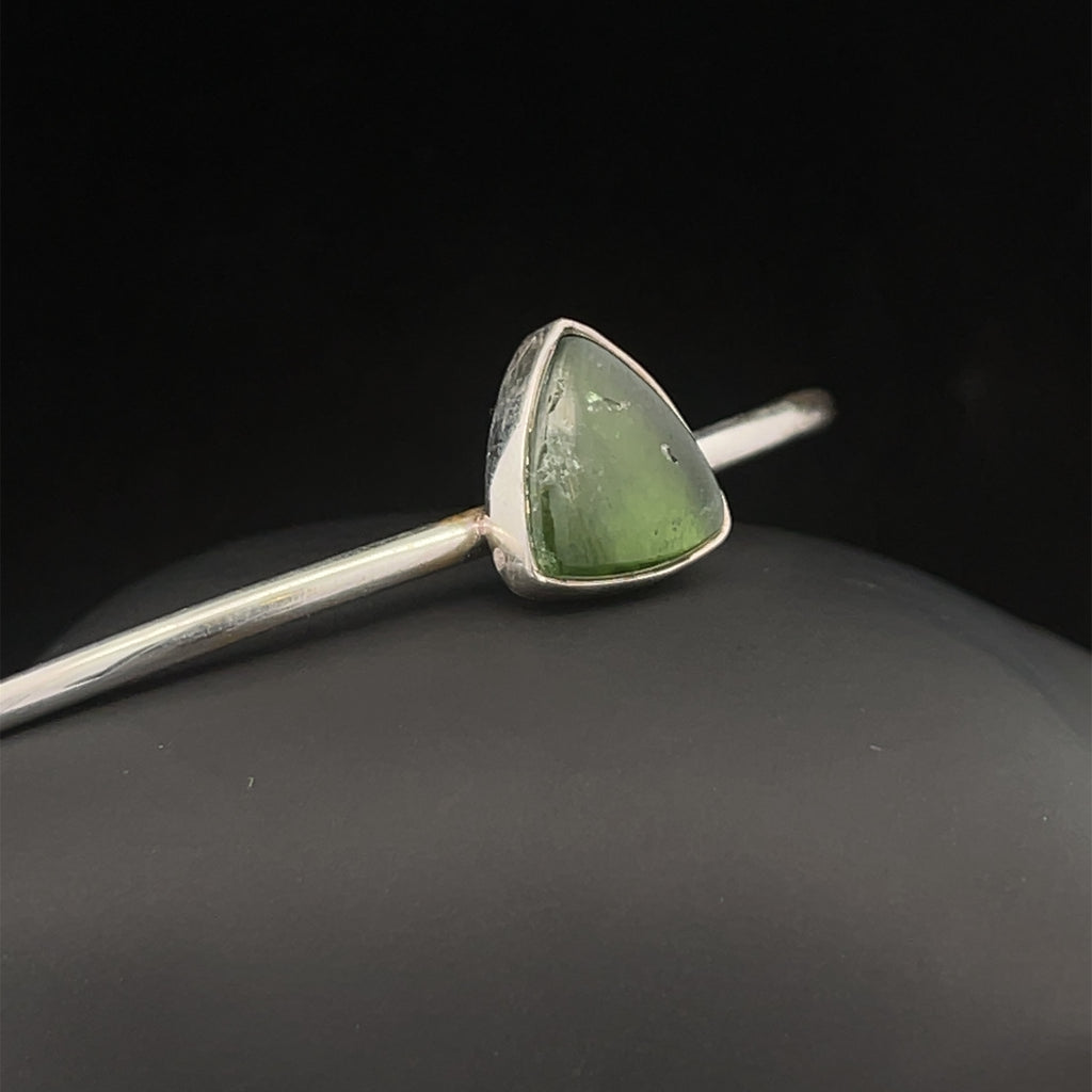 Sterling Silver Ammolite Cuff Bracelet