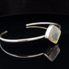 Sterling Silver Ammolite Cuff Bracelet