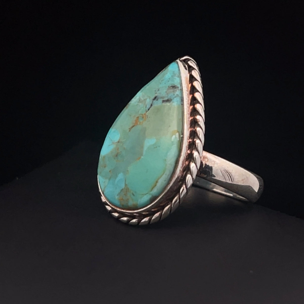 Sterling Silver Turquoise Ring Size 7