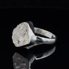 Sterling Silver Herkimer Diamond Ring Size 9.5