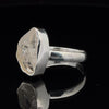 Sterling Silver Herkimer Diamond Ring Size 10