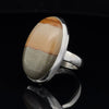 Sterling Silver Wildhorse Picture Jasper Ring Size 5