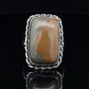 Sterling Silver Wildhorse Picture Jasper Ring Size 7