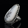 Sterling Silver Dendritic Opal Ring Size 6.5
